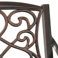 thumbnail image 3 of Harper Outdoor Barstool with Cushion, Set of 2, Shiny Copper and Charcoal, 3 of 9