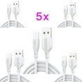 thumbnail image 1 of KINGLEEN - TYPE–C Cable,Fast Charger Cable, High Speed Sync Charger Cord and USB-C Data Cord Wire, 1M 5Pack, 1 of 5