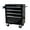 Black#1, variant on 29.33" Orange Steel Tool Cart with 4 Drawers & Wheels, Mobile Workshop Organizer with Brakes