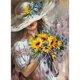 thumbnail image 2 of Kit Punto Cruz para Niña Hilo Algodón Ecológico Bordado 11CT 40x55cm, 2 of 9