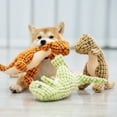 thumbnail image 3 of Billuyoard Dinosaurio Artificial Juguete de larga duración Molar Realista Ligero Juguete Dentición Limpieza Hueso Teddy Ejercicio Perro Naranja Type2 NO2, 3 of 6