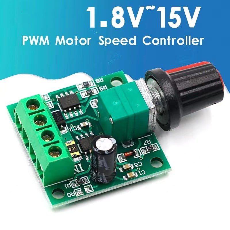 DC 1.8V 3V 5V 6V 12V 2A Low Voltage Motor Speed Controller PWM 1803B ^P 