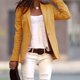 thumbnail image 2 of Trajes de chaqueta de mujer Blazers de negocios de manga larga Color sólido Cuello en V Traje diario FLhrweasw Para estrenar, 2 of 9