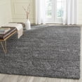 thumbnail image 3 of SAFAVIEH Laguna Neven Plush Solid Shag Area Rug, Dark Grey, 10' x 14', 3 of 8