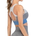 thumbnail image 5 of SHCKE Wirefree Padded Racerback Sports Bra Comfy Seamless Workout Bras Medium Support Fitness Running Yoga Bra, 5 of 6