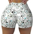 thumbnail image 2 of Fotbe Bicycle Shorts Sin Costuras – Shorts Deportivos de Cintura Alta para Mujer, Elásticos para Gimnasio, Yoga, Running o Ciclismo-Small, 2 of 8
