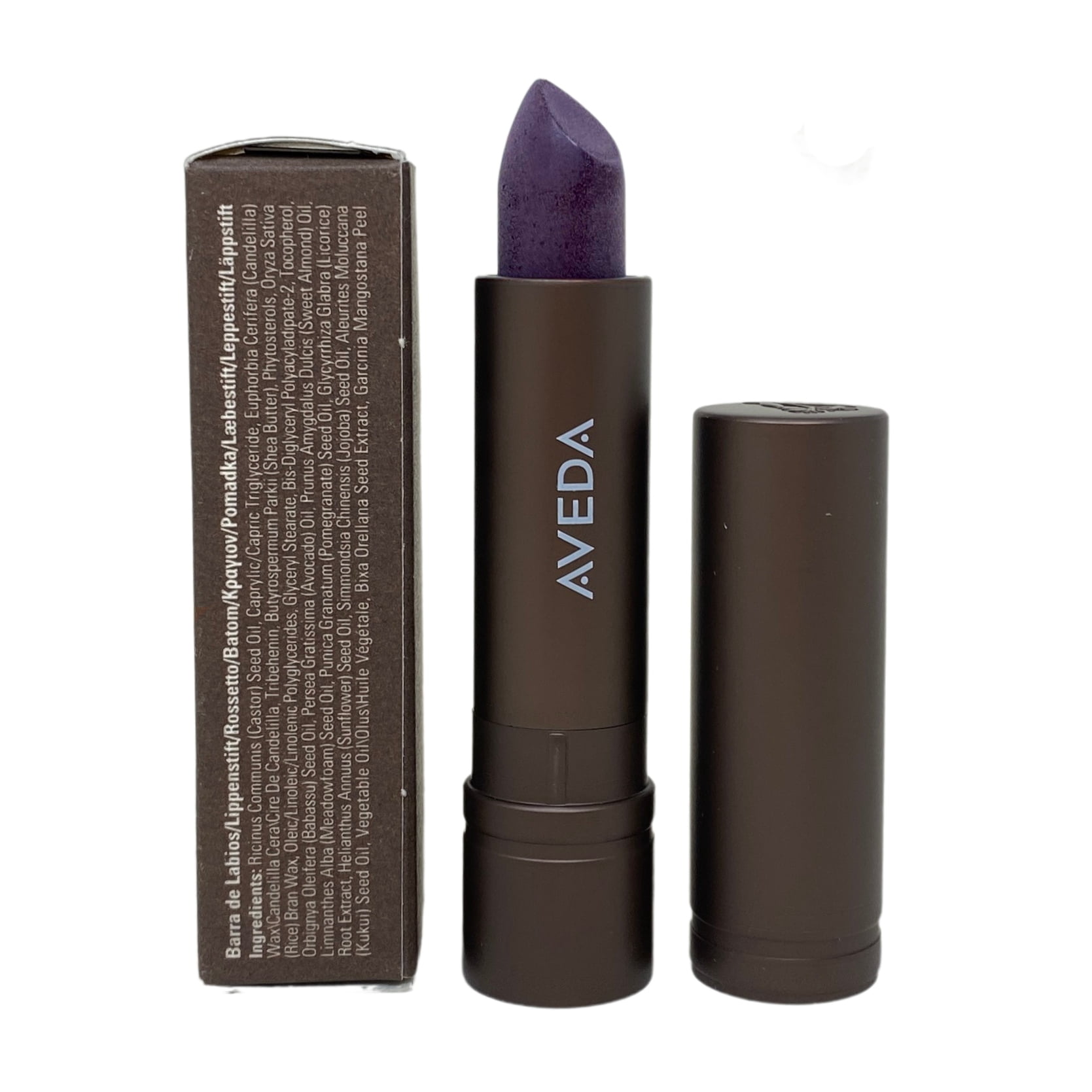 Aveda Feed My Lips Pure Nourish-Mint Lipstick - 19 Acai (Deep Purple) - .12 oz / 3.4 g
