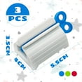 thumbnail image 2 of Toothpaste Squeezer Toothpaste Squeezer Tube Squeezer Toothpaste Squeezer Toothpaste Dispenser Plastic for Bathroom Pack of 3, 2 of 5