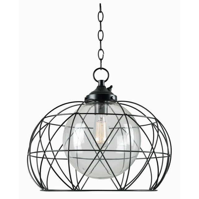 Kenroy Home 93665ORB Cavea Pendants, Medium, Blackened Oil Rubbed Bronze Finish