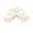 White, variant on fuxzkrlz Back Head Shark Hair Clip, Large Hollow Petal Shape Hair Claw, Bun Holder Hair Accessory, Large Size Shower Hair Clip for Thick Hair Buns And Half-Ties