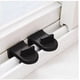 thumbnail image 2 of Rawiri - Juego de 2 topes de seguridad para ventanas corredizas, cerraduras de aleación de aluminio para marcos de puertas, cerraduras de gabinetes, correas, puertas corredizas, cerradura antirrobo, 2 of 4