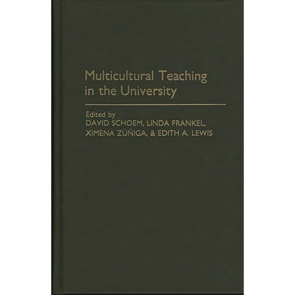 Contributions in Political Science Multicultural Teaching in the University, (Hardcover)