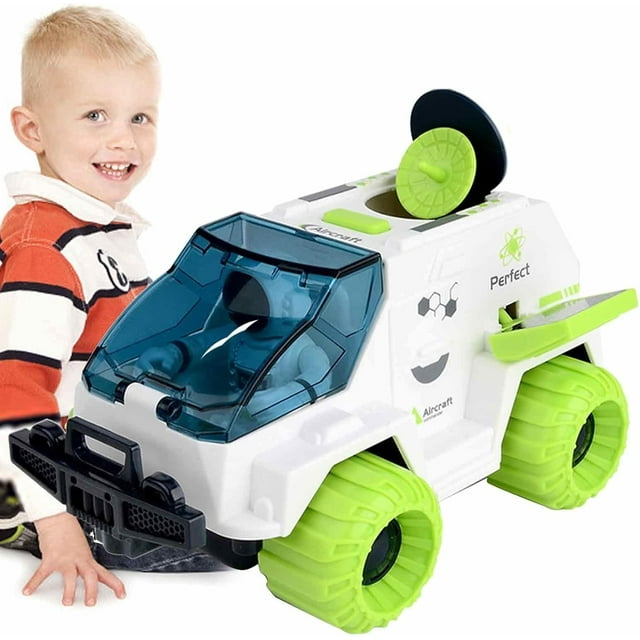 Juguetes de transbordador espacial | Juguetes de cohetes espaciales para niños | Juguete de nave espacial con astronauta con luz y sonidos | Juguetes espaciales para niños de 3, 4 y 5 años