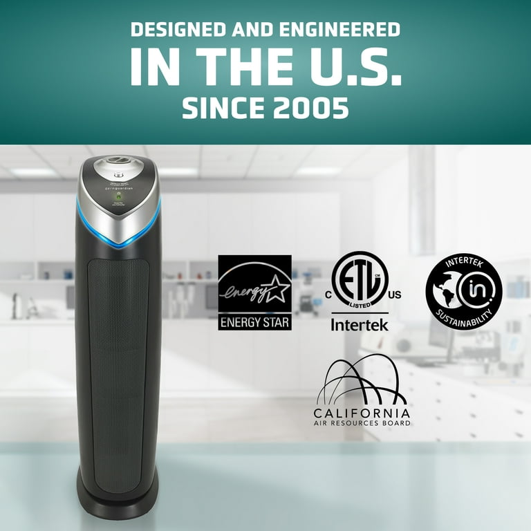 GermGuardian AC5000E HEPA Tower Air Purifier with UV-C photo 4