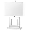 thumbnail image 4 of Safavieh Lighting Collection Town Square Crystal 21-inch Bedroom Living Room Home Office Desk Nightstand Table Lamp (LED Bulb Included), 4 of 5