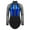 Blue, variant on TiaoBug Leotard for Girls Shiny Color Block Long Sleeve Gymnastic Athletic Bodysuit Dancewear Gold 16