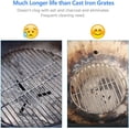 thumbnail image 2 of TONGAO 9" Stainless Steel Charcoal Fire Grate, Fits Large & Mini-Max Green Egg/Kamado Grills, Replacement Accessory, 2 of 6