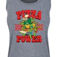 thumbnail image 3 of Teenage Mutant Ninja Turtles - Pizza Power  - Women's Racerback Tank Top, 3 of 5
