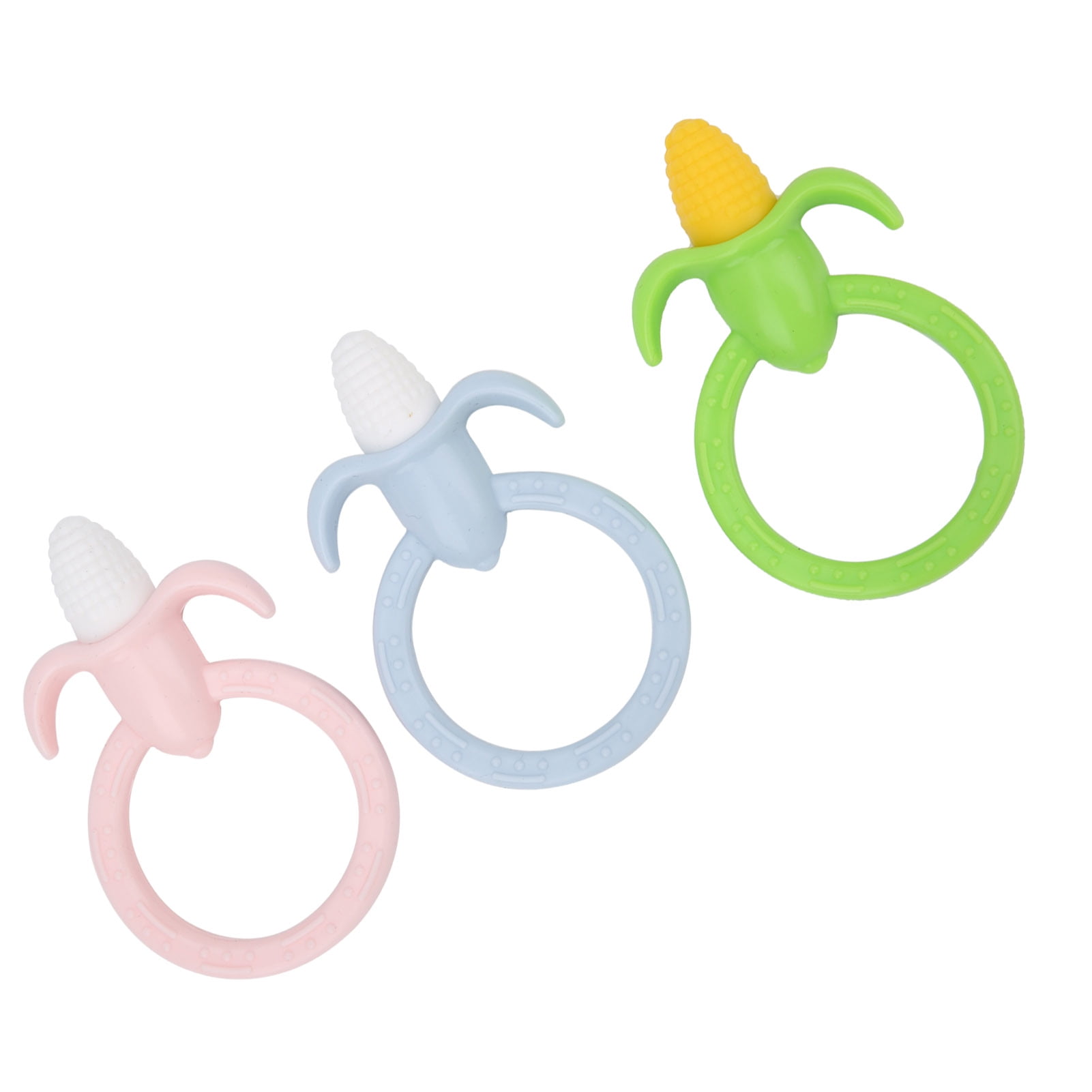 Easy For Baby To Grasp Can Be Boiled And Steam Cleaned Baby , Silicone , Teething Babies Christmas Gifts Home For Babies Less Than 12 Months Old A Set