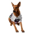 thumbnail image 2 of Watercolor Drip Newfoundland Pop Art Colorful Portrait Artwork Hawaiian Summer Shirt for Small Medium Large Dog Cat Newfie Dog Lover Gifts - 01009, 2 of 6