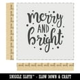 thumbnail image 2 of Merry and Bright Christmas DIY Cookie Wall Craft Stencil - 9.0 Inch, 2 of 5