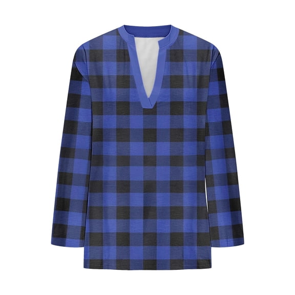 Hvyesh Womens Pliad 3/4 Sleeve Tshirt Dressy Casual V Neck Shirts 3/4 Length Sleeve Tunic Top Trendy Print Work T-Shirts