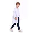 thumbnail image 3 of TOPTIE Kids Lab Coat For School Scientists Halloween Costume-White-8, 3 of 10