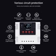 thumbnail image 2 of Tignapoo Contrôleur de Charge Solaire Intelligent 60A avec Détection de Tension Automatique, Surveillance via Application et Compatibilité Multi-Pile pour Systèmes Solaires, Camping-Cars et Usage Extérieur, 2 of 7