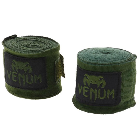 Vendas para Manos de Boxeo Venum Kontact - Caqui/Negro, 180 pulgadas