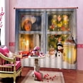 thumbnail image 4 of Cortinas navideñas para sala de estar, dormitorio, ventana, 2 unidades, 40 x 55 pulgadas C, 4 of 9