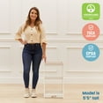 thumbnail image 6 of ECR4Kids 2-Cube Double-Sided Vertical Storage Organizer, Classroom Furniture, White Wash, 6 of 9