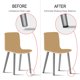thumbnail image 2 of Uxcell M8 x 50 x 40mm Pies Niveladores Ajustables para Muebles, Protector de Piso para Patas de Mesa 2pcs, 2 of 5