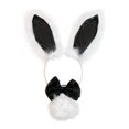 thumbnail image 1 of Yingyy 3Pcs Bunny Costume Set Rabbit Ear Headband for Masquerade include 1 rabbit ear Party Favors Light Pink, 1 of 6
