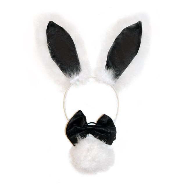 Yingyy 3Pcs Bunny Costume Set Rabbit Ear Headband for Masquerade include 1 rabbit ear Party Favors Light Pink