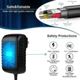 thumbnail image 5 of 5V AC/DC Adapter Charger for Tascam DP-004 Recorder Switching Power Supply Cord, 5 of 5
