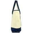 thumbnail image 6 of DALIX Personalized Tote Bag For Women Monogram Initial Open Top Navy Blue M, 6 of 8