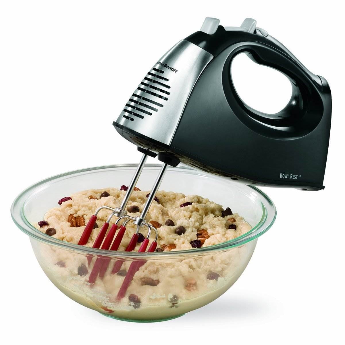 Hamilton Beach Softscrape 6Speed Electric Hand Mixer with Storage Case