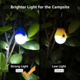 thumbnail image 3 of Linterna Led para acampar, accesorios para acampar, 3 modos de iluminación, bombillas colgantes para tienda de campaña con gancho de Clip para acampar, senderismo, huracanes, tormentas, apagones Feliz Sencillez, 3 of 5