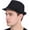Black-stripes, variant on Classic Fedora Hat for Men Women Bucket Fedora 20s Fedora Hat Short Brim Panama Cap Fashion Jazz hat Church Party Fedora
