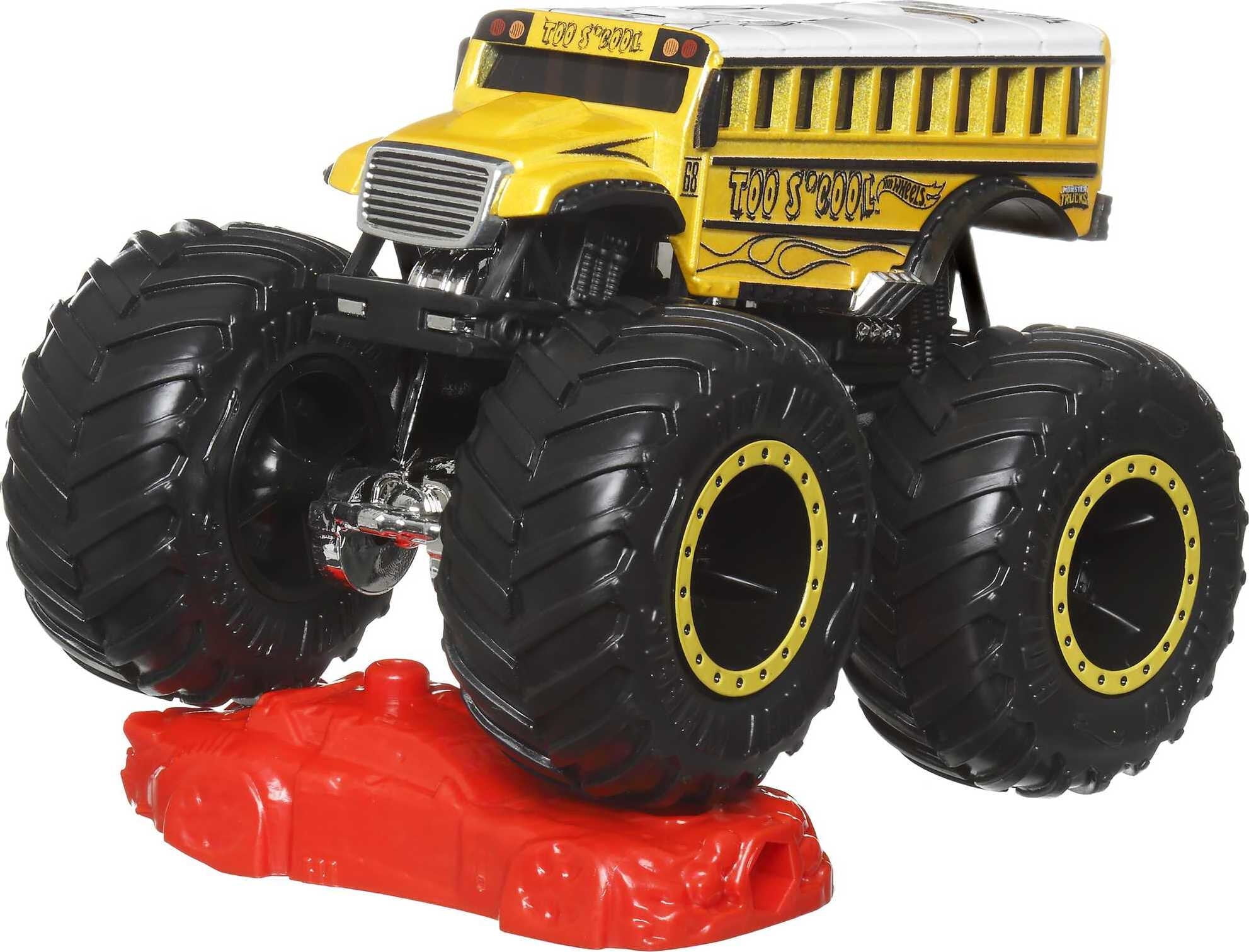 Hot Wheels Monster Trucks Live 8-Pack of Toy Trucks in 1:64 Scale (Styles  May Vary)