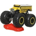 Hot Wheels Monster Trucks, 164 Scale Toy Truck & 1 Crushable Car