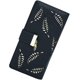 thumbnail image 1 of Cartera de mujer Patrón de hoja hueca Bifold Leather Lady Long Wallet Monedero Cremallera Regalo kaili Sencillez, 1 of 5