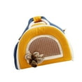 thumbnail image 5 of balikha Hamster Carrier Bag,Small Animal Travel Carrier,Outgoing Bag,Guinea Pig Carrier Small Pet Bag for Bird Hedgehog Bunny Hamster Orange S, 5 of 9