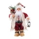 thumbnail image 3 of Figura de Papá Noel de pie, muñeco nórdico coleccionable, adorno de regalo para la vida 30 centímetros, 3 of 9