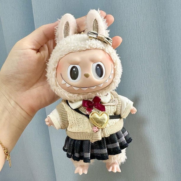 TYXHXTF Ropa Para Muñeca Labubu De 17 Cm – Vestido Púrpura Para Coleccionistas, Fácil De Poner