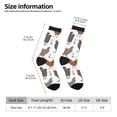 thumbnail image 2 of Pofeuu Retro Rooster Print Crew Socks, Adult Running Hiking Socks for Youth and Adult, 2 of 6