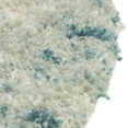 thumbnail image 6 of Unique Loom Soft Touch Shag Collection Area Rug - Kofi (5' 1" Round Sage Green/Ivory), 6 of 7