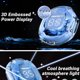 thumbnail image 5 of Auriculares inalámbricos Bluetooth 5.3 Auriculares con pantalla LED de encendido auriculares intrauditivos Crystal con estuche de carga inalámbrica Control táctil Micrófono integrado, 5 of 8