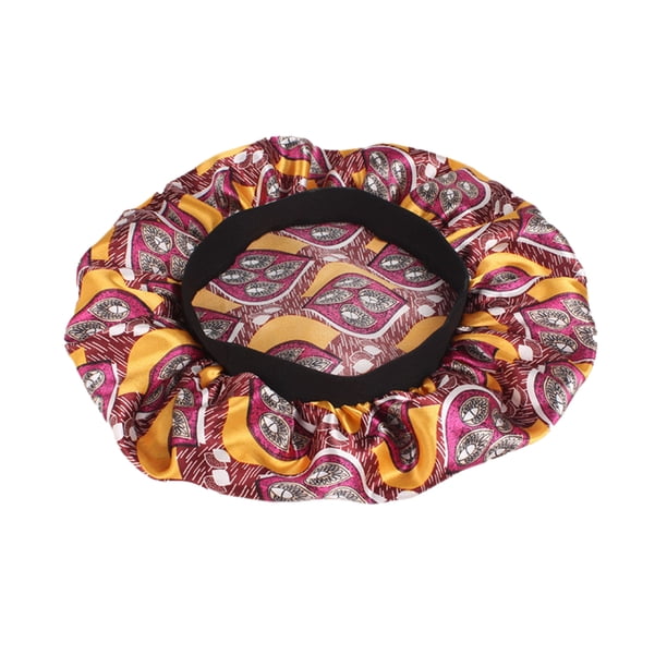 Capó de pelo de ancho de ala de bronceado cabeza de baño bufanda tapa de dormir de moda softness sombrero turbans cabeza cubierta de pelo envolturas para las mujeres de la hoja de dormir sidaley AP008211-09