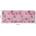thumbnail image 7 of Pink Breast Cancer and Pioneer Flower Kitchen Rug Mat,Kitchen Runner Rugs Non Skid Washable,Decorative Kitchen Floor Mats for Kitchen,Sink,Laundry,17"x47.2", 7 of 7